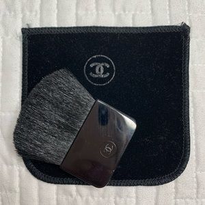 CHANEL makeup pouch & brush
